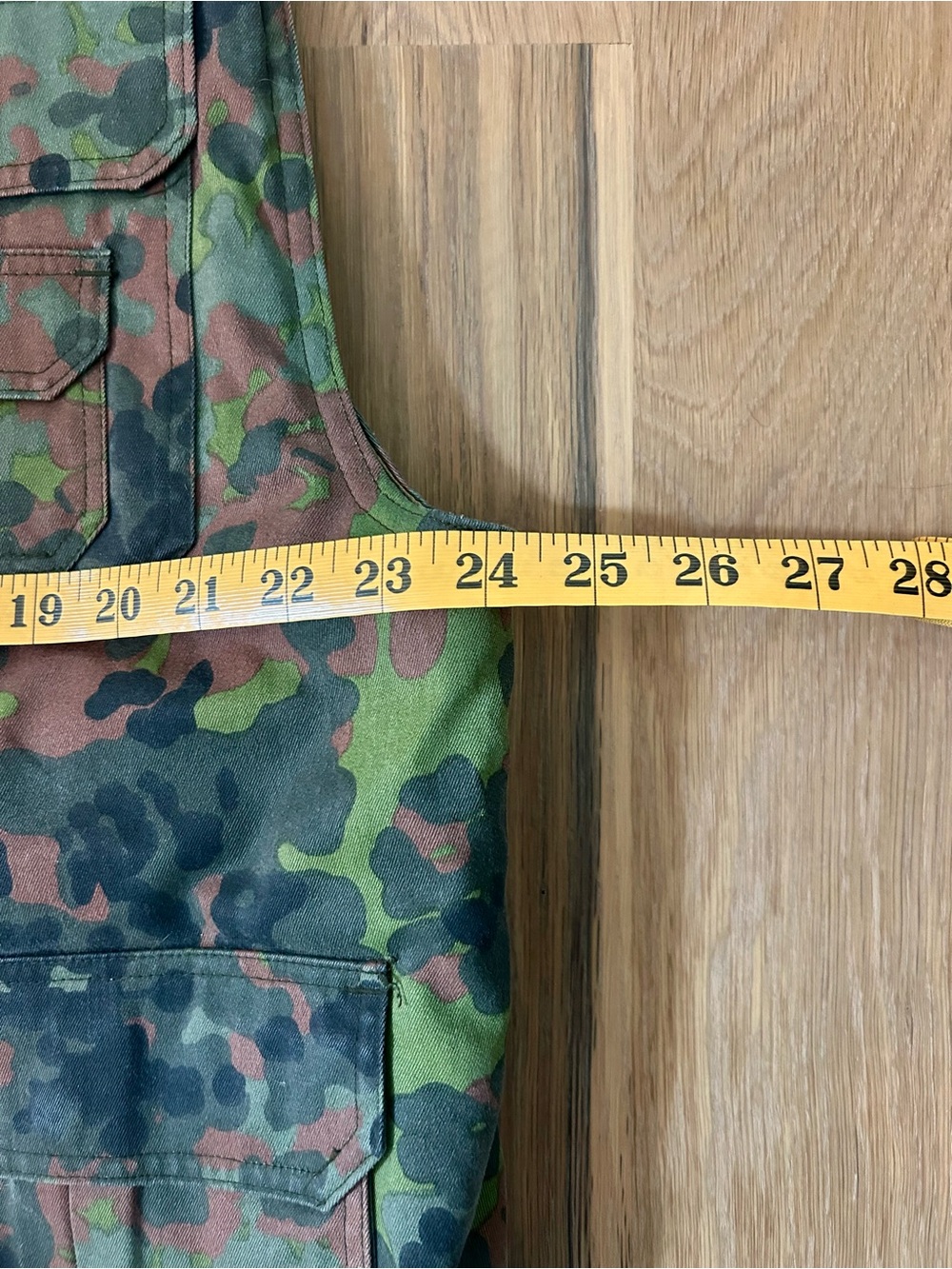 Vintage Camo Waxed Canvas Hunting Vest - Picture 11 of 12